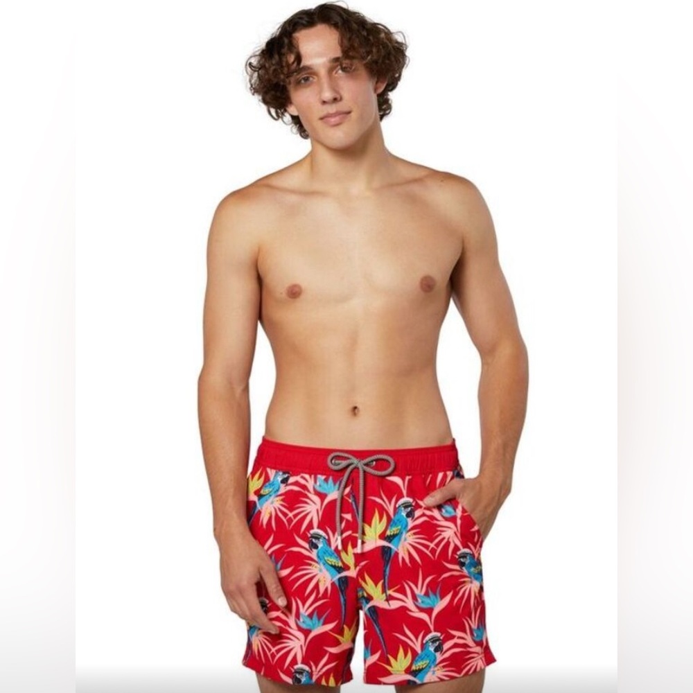 Party Pants Men's Party Pants Skippa Swimsuit Bottom Red XL New With Tags Trunks